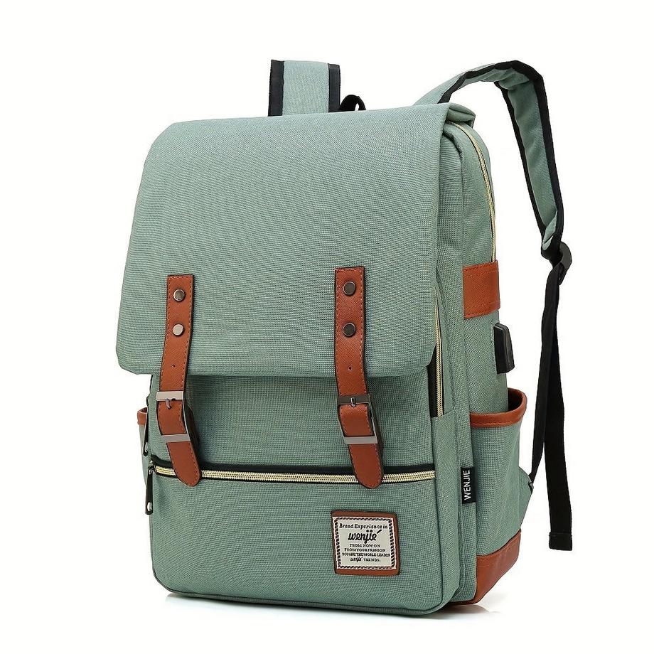 Sac à dos d'étudiant, sac à dos de voyage, sac d'extérieur décontracté pour hommes et femmes, sac d'ordinateur, sac à bandoulière, sac à dos polyvalent avec décoration de ceinture