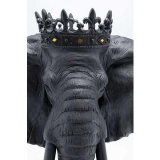 KARE Design Oggetto decorativo Elephant Royal nero 57  