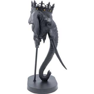 KARE Design Oggetto decorativo Elephant Royal nero 57  