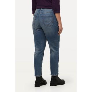 Ulla Popken  Mom jeans termici con elasticizzazione e cintura comoda 