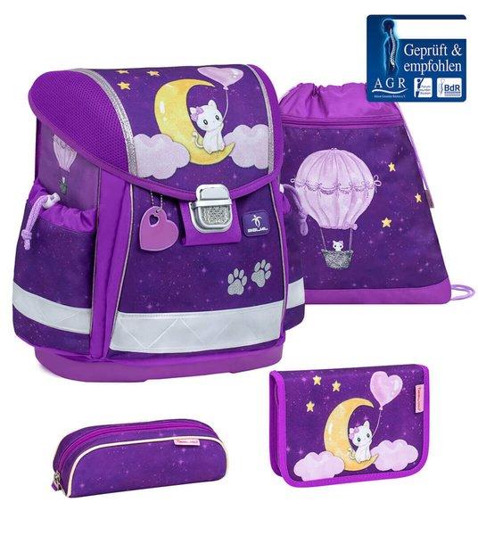 Image of Belmil CLASSY Schulrucksack 4-teiliges-Set Caty on the Moon - ONE SIZE