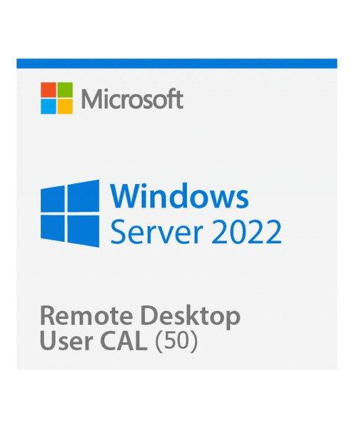 Microsoft  Windows Server 2022 Remote Desktop Services (RDS) 50 user connections - Lizenzschlüssel zum Download - Schnelle Lieferung 77 
