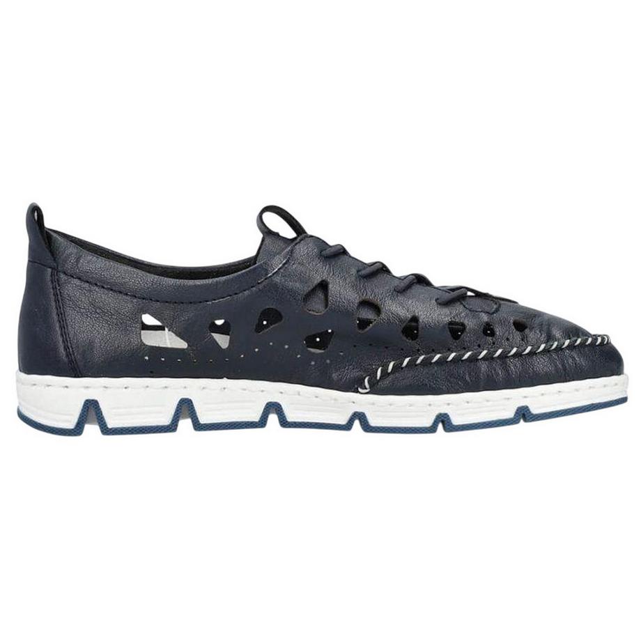 Rieker Chaussure en Cuir avec Découpe  