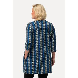 Ulla Popken  Longshirt, A-Linie, Tunika-Ausschnitt, 3/4-Arm 