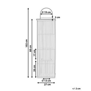 Beliani  Lanterna en Legno di bambù Rustico BALABAC 