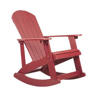 Beliani Fauteuil à bascule en Bois synthétique Traditionnel ADIRONDACK  