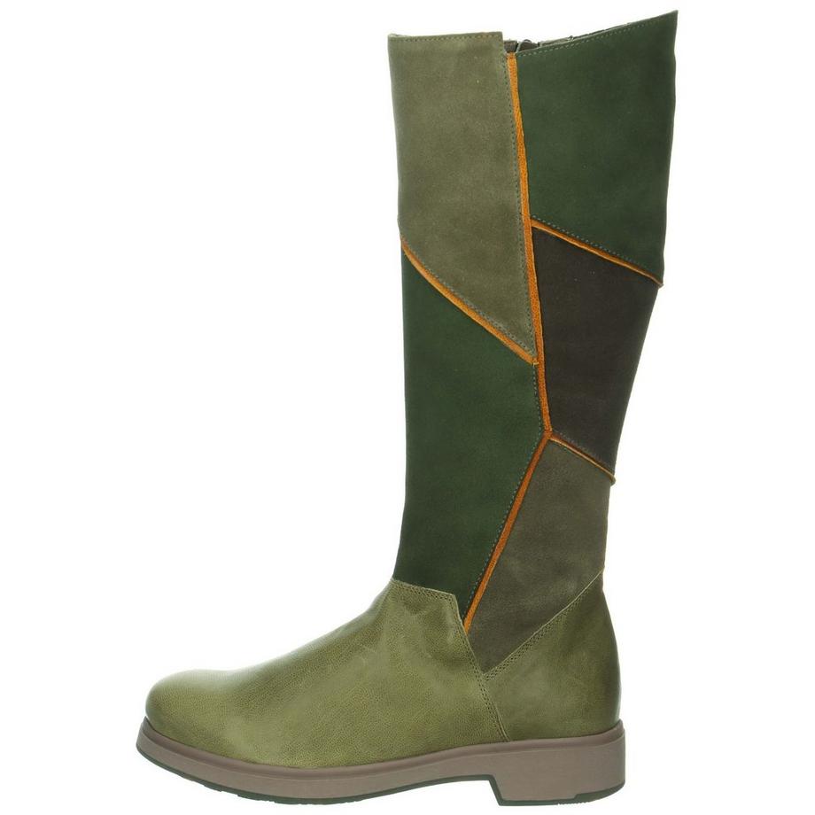 Think Patchwork Kniehohe Stiefel  