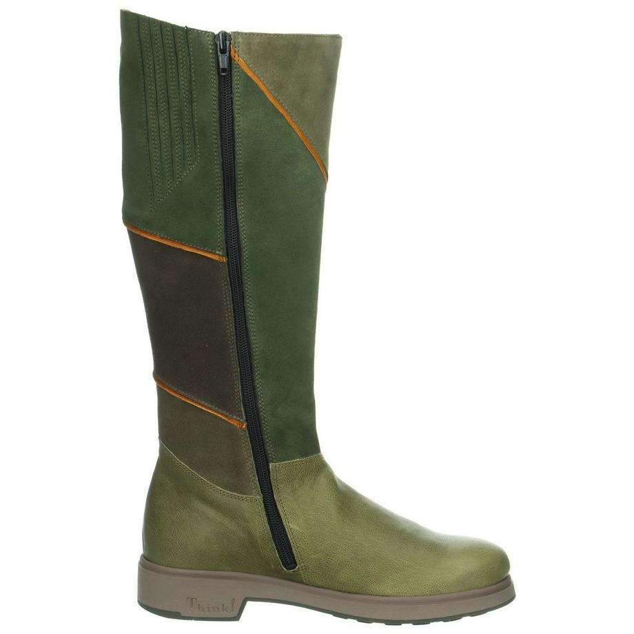 Think Patchwork Kniehohe Stiefel  