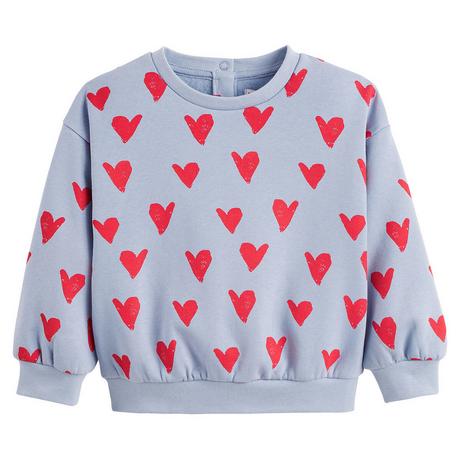 La Redoute Collections  Bedrucktes Sweatshirt mit Herzen 