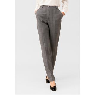 Damart  Pantalon droit 2 statures lainage aspect flanelle bi-extensible. 