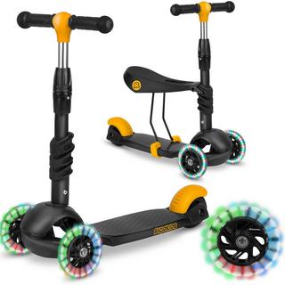 B2X  Dreirädriger Roller Ricokids Cubi – Schwarz und Orange 