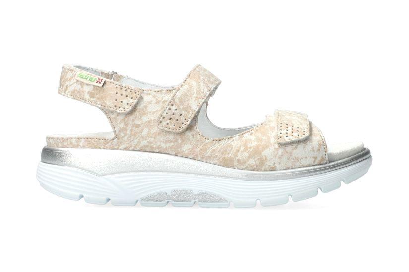 Image of Norine - Leder Wandersandale Damen Beige 35