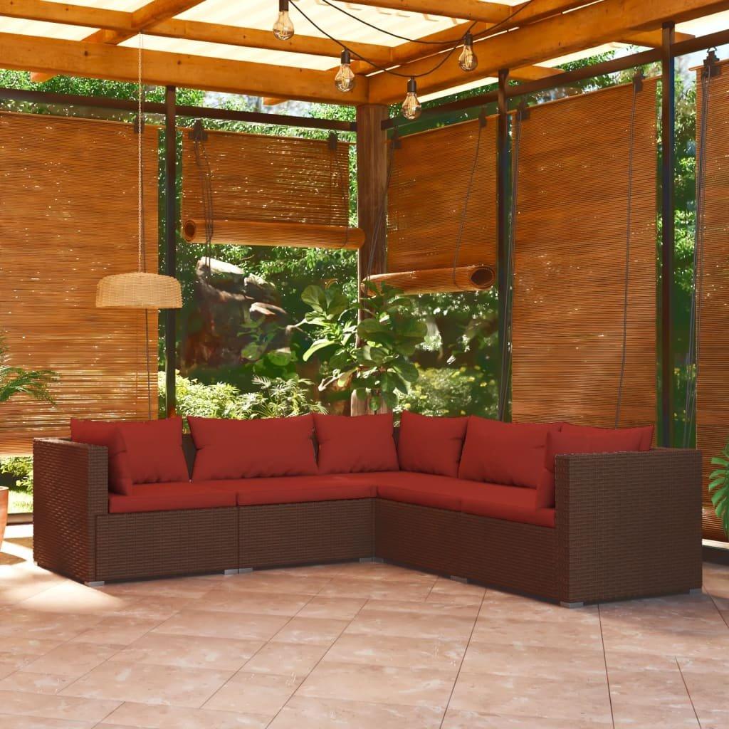 VidaXL Garten-lounge-set poly-rattan  