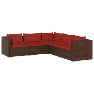 VidaXL Garten-lounge-set poly-rattan  