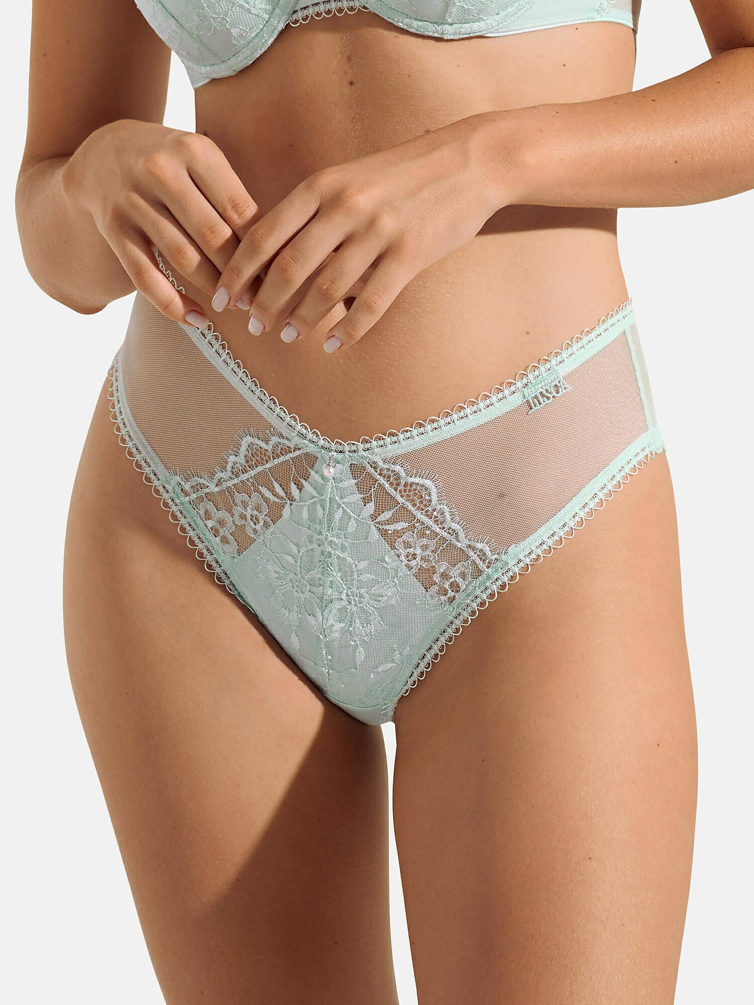Image of Italienischer Slip Mit Ausschnitt Daydream Damen Grün 40