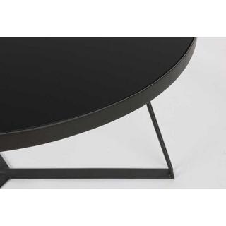 mutoni Table d'appoint Zaira Black 70x70  