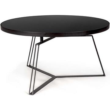 Table d&#039;appoint Zaira Noir 70x70