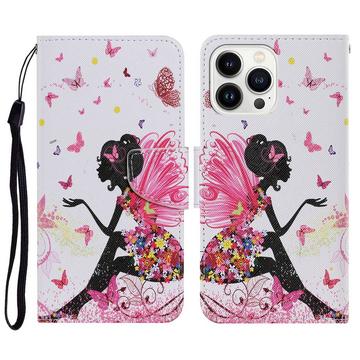 iPhone 14 Pro Max - Etui en similcuir Marguerite