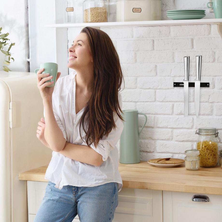 B2X set di 3 barre magnetiche in acciaio  