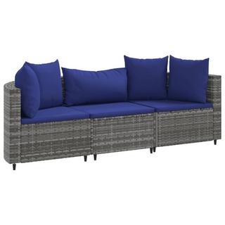 VidaXL set salotto da giardino Polirattan  