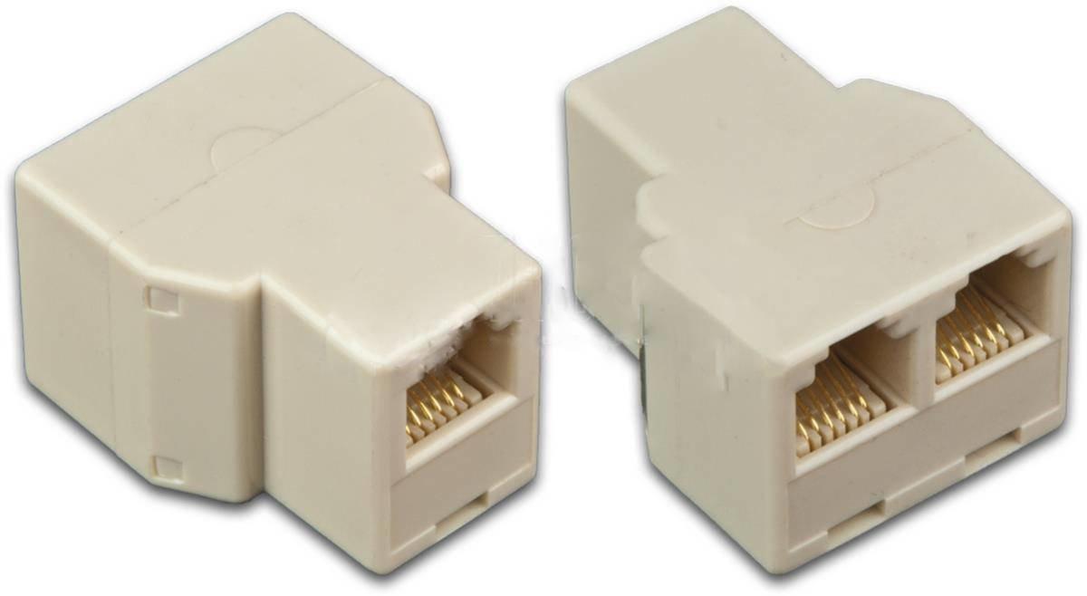 Image of Mod Dx Adp 88-88 1:2 Kabeladapter Rj45 Beige Unisex Beige
