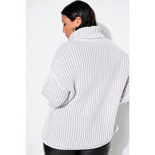 Studio Untold  Maglione dolcevita dal taglio oversize con righe 