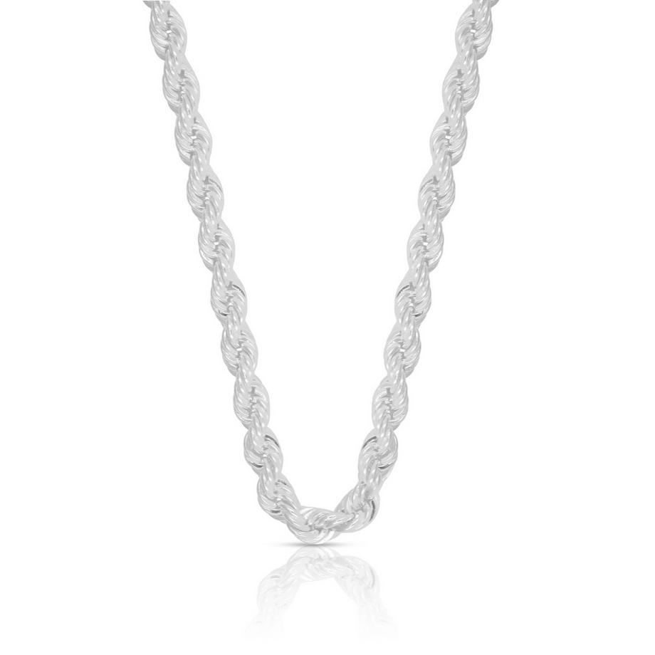 MUAU Schmuck  Collier Cordel Silber 925, 5.5mm, 45cm 