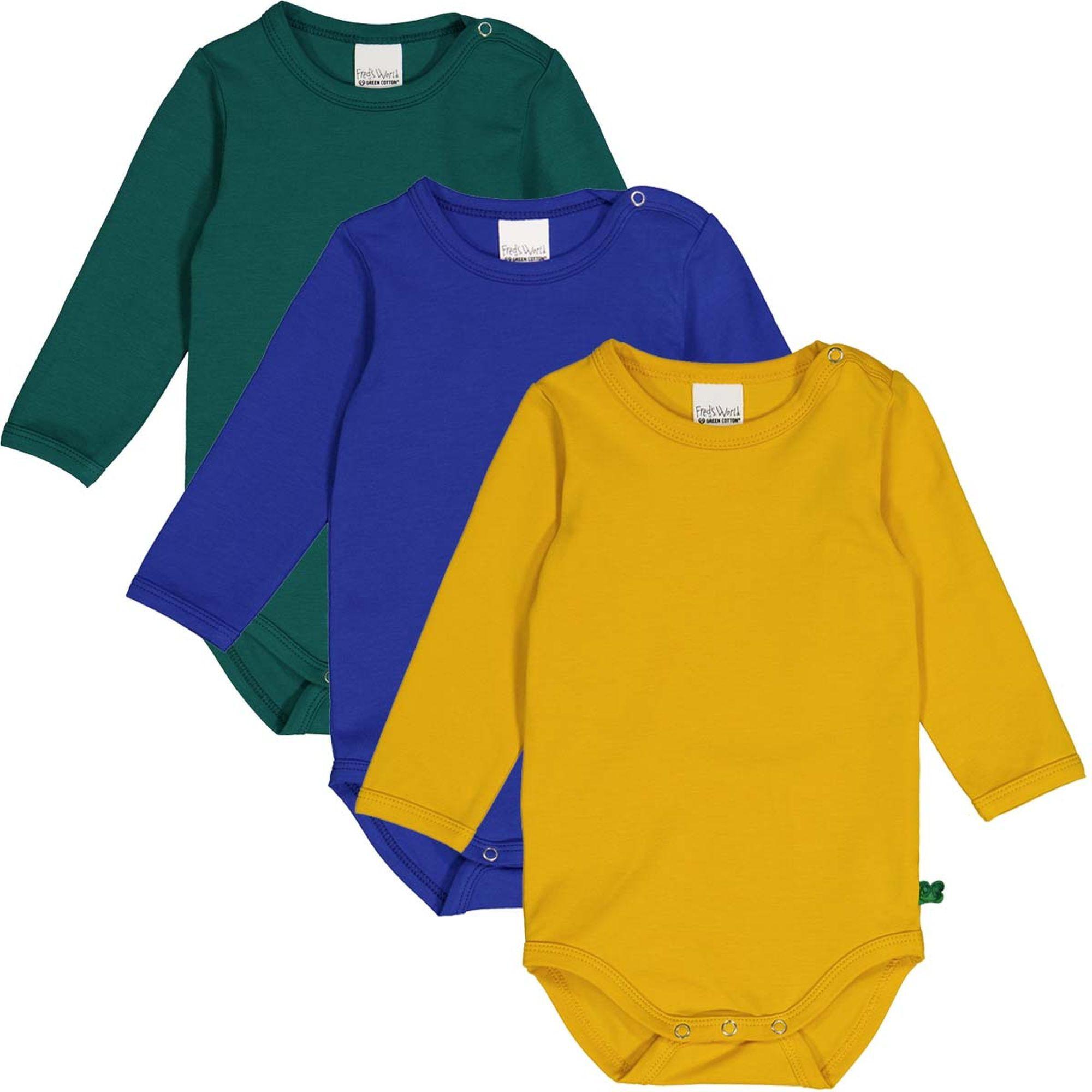 Image of Langarmbody 3er-pack Unisex Multicolor 62-68