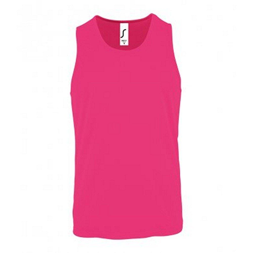 Image of Sporty Performance Tank Top Herren Pink 3XL