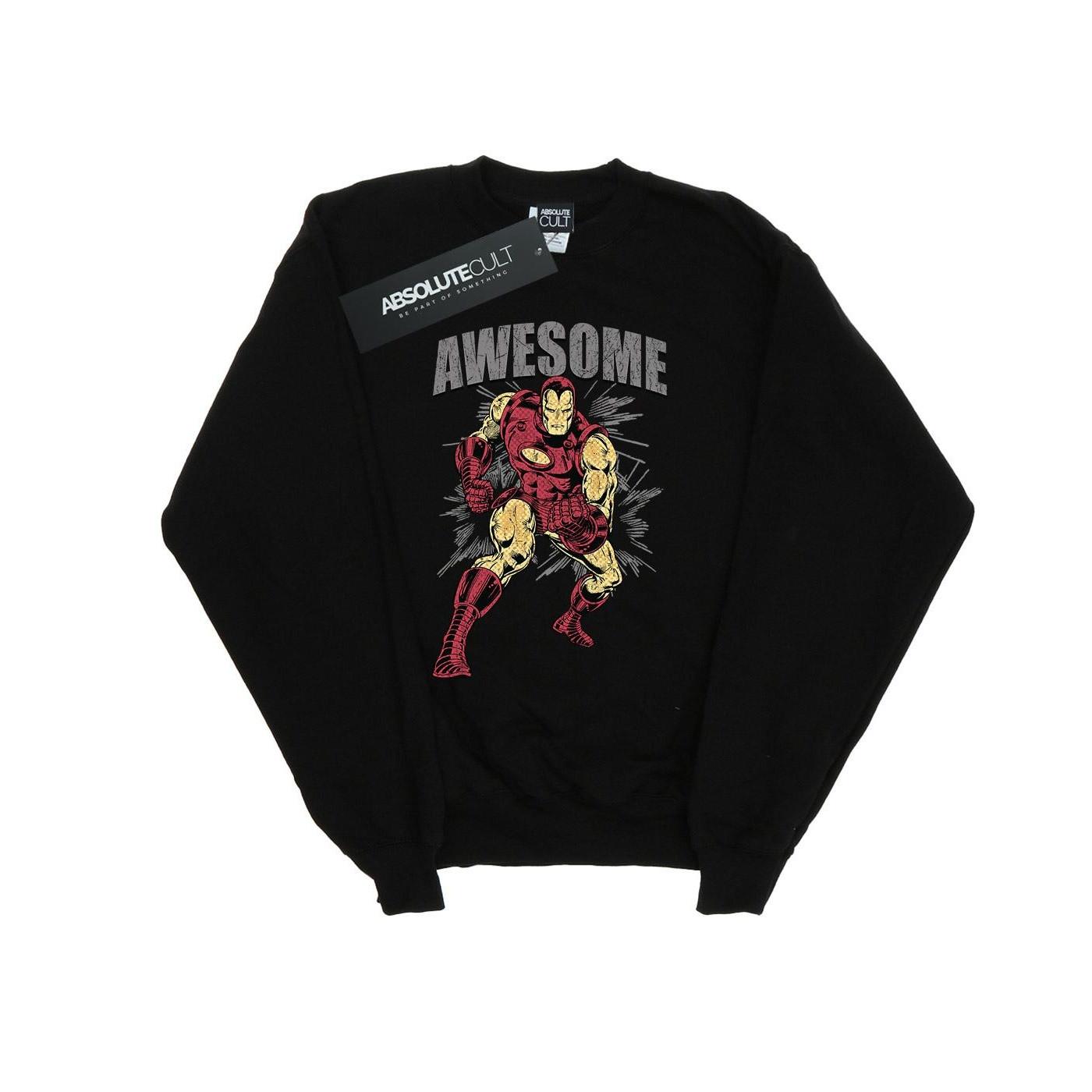 Image of Awesome Iron Man Sweatshirt Mädchen Schwarz 152-158