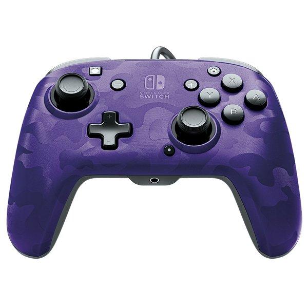 Image of pdp PDP Faceoff Deluxe+ Audio Schwarz, Violett USB pad Analog / Digital Nintendo Switch