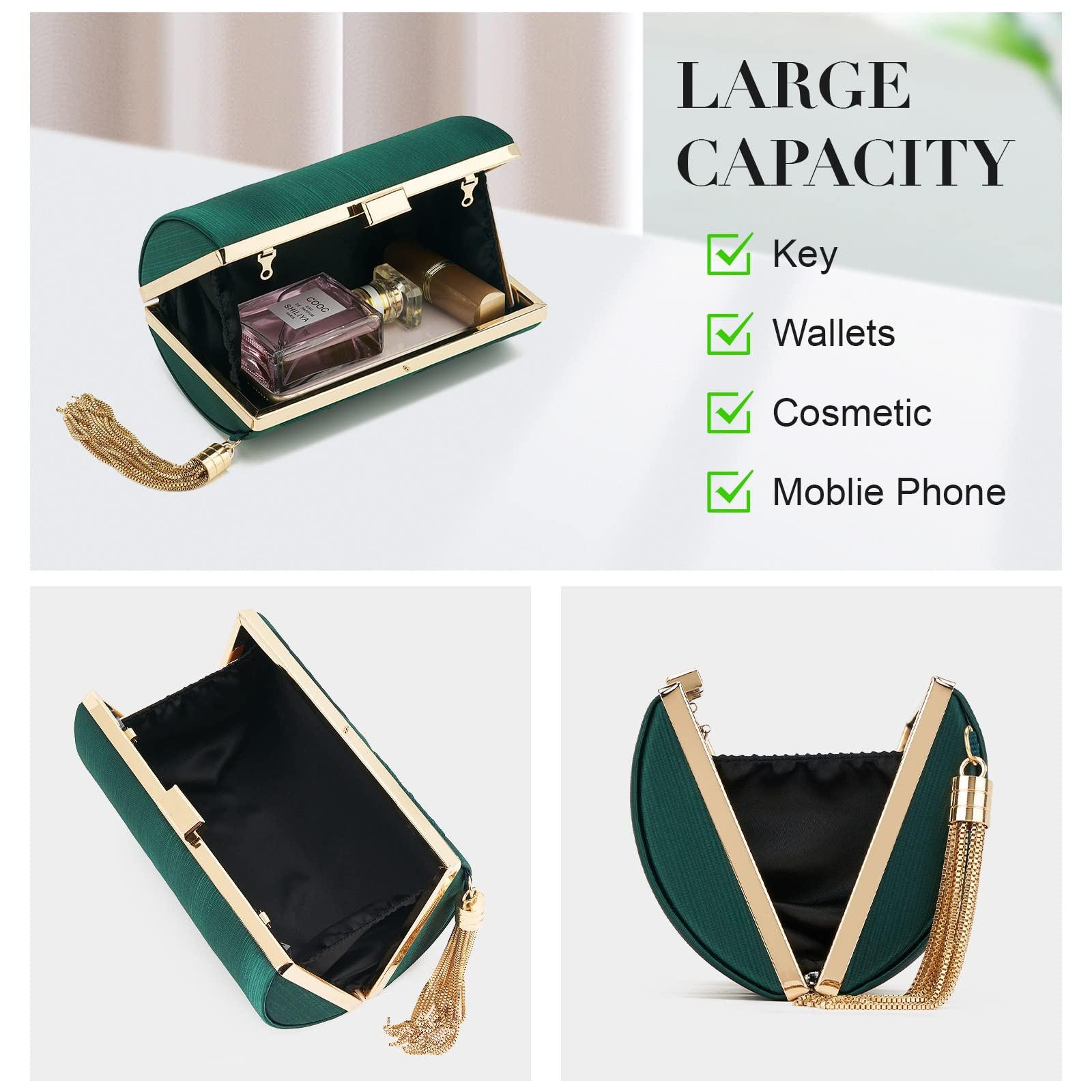 Only-bags.store Elegante Fransen Kette Clutch Tasche  