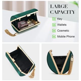 Only-bags.store Elegante Fransen Kette Clutch Tasche  