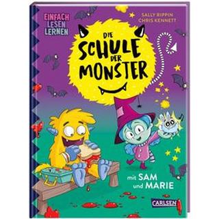 Die Schule der Monster mit Sam und Marie Rippin, Sally; Kennett, Chris (Illustrationen); Haefs, Gabriele (Übersetzung) Gebundene Ausgabe 