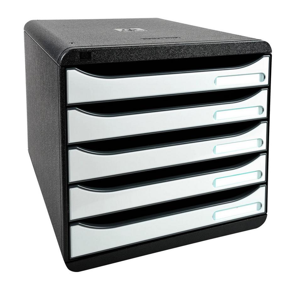 Exacompta Cassettiera Big Box Plus 5 cassetti Glossy  