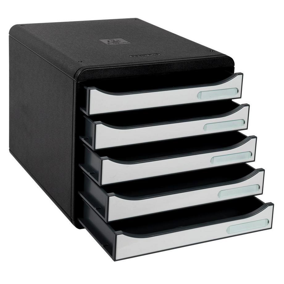 Exacompta Cassettiera Big Box Plus 5 cassetti Glossy  