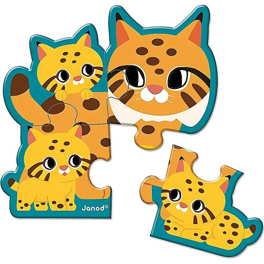 Janod  WWF Puzzle Set 5 Stufen 