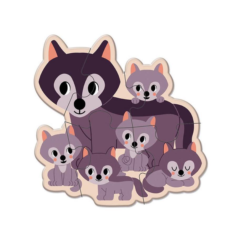 Janod  WWF Puzzle Set 5 Stufen 