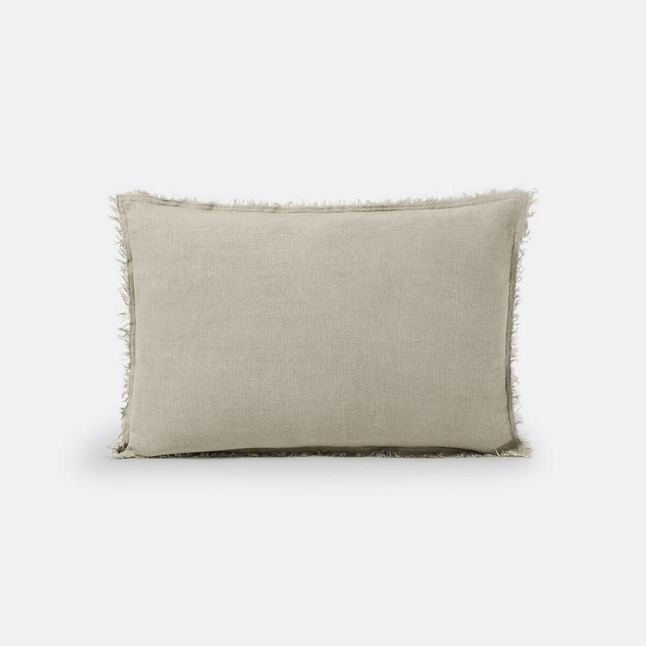 La Redoute Intérieurs Housse de coussin Linange en lin lavé  