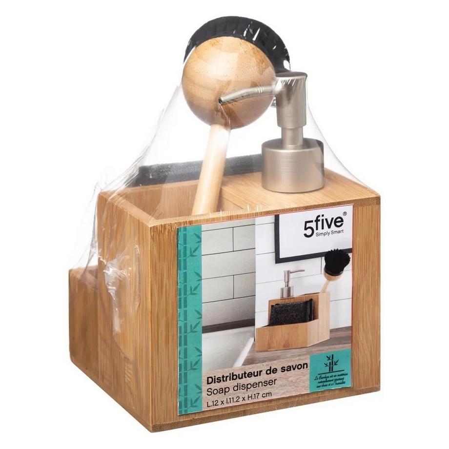 5five Stilvolles Geschirrset - Bambus - 4-teilig  