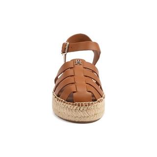 TOMMY HILFIGER  TH AUTHENTIC LEATHER ESPADRILLE-39 