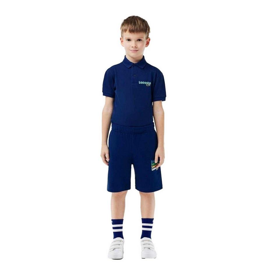 LACOSTE  Pantaloncini Sportivi Misto Cotone Vestibilità Rilassata 