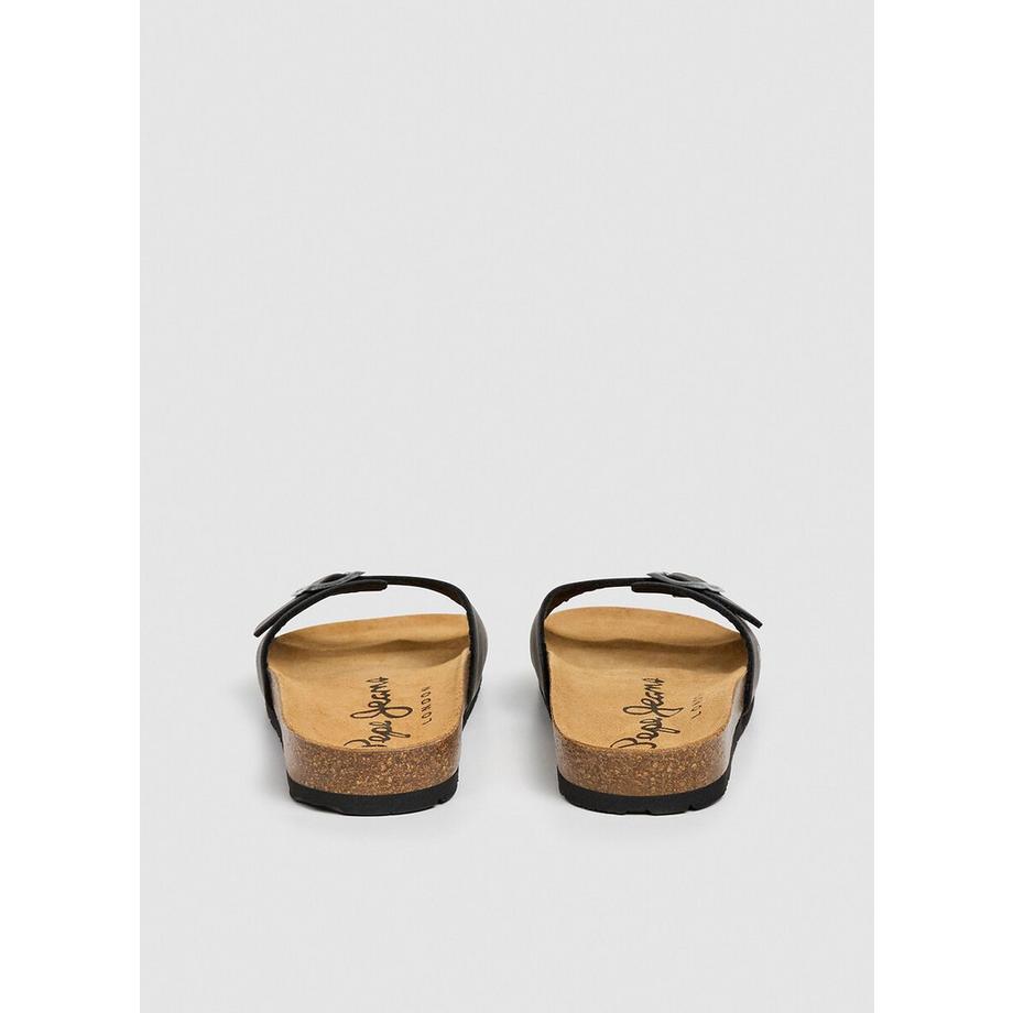 Pepe Jeans London Kansas Single Buckle Bio Mules  