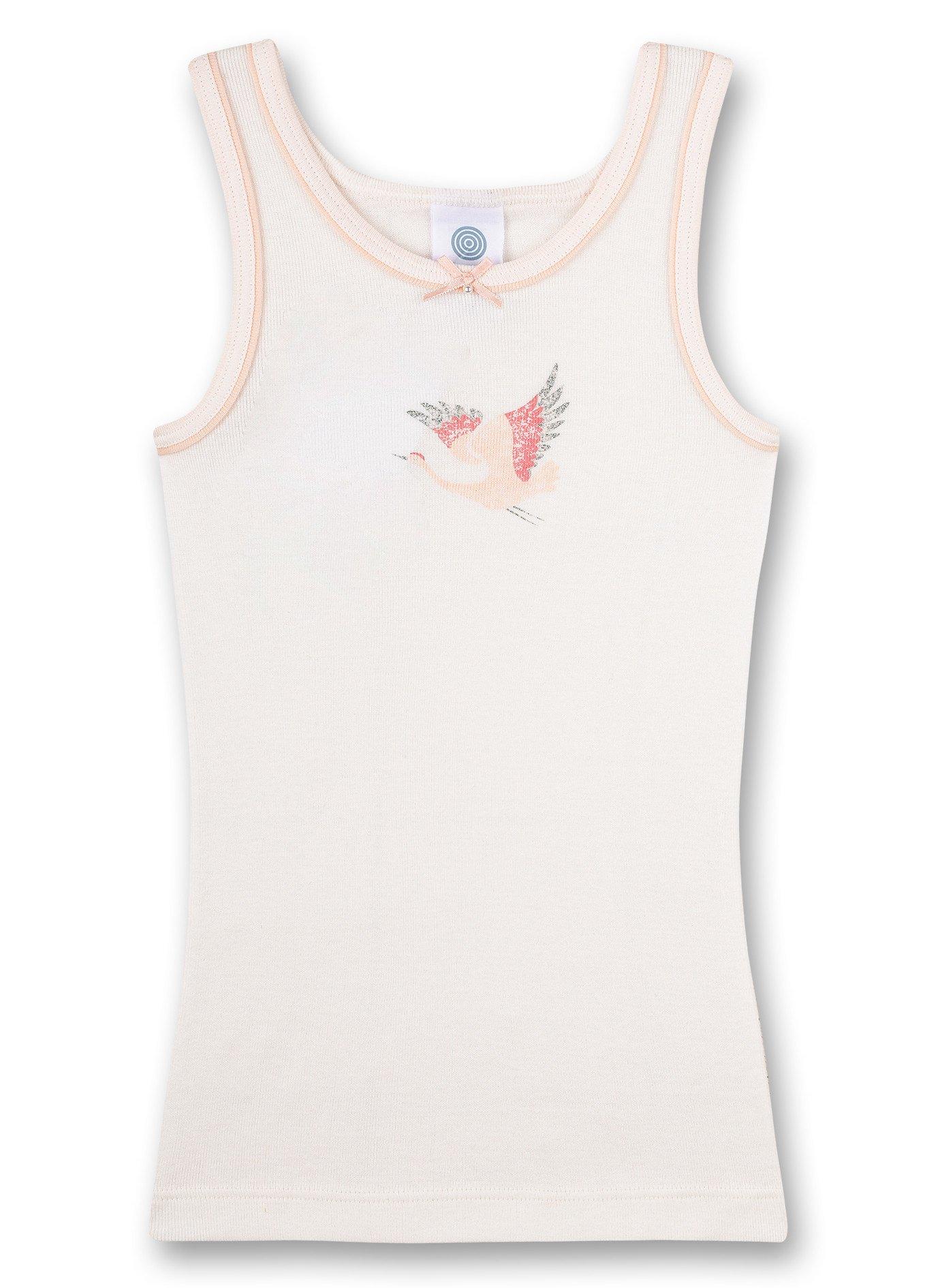 Image of Mädchen-unterhemd Retro Romance Mädchen Weiss 104