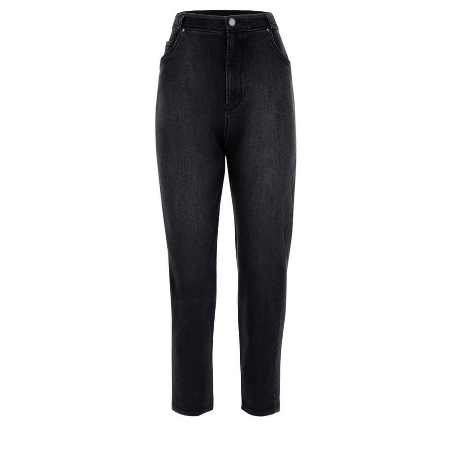 FREDDY Black High Waist Wide Leg Stretch Denim Jeans  