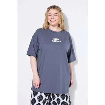 T-shirt dal taglio oversize con scritta 3D
