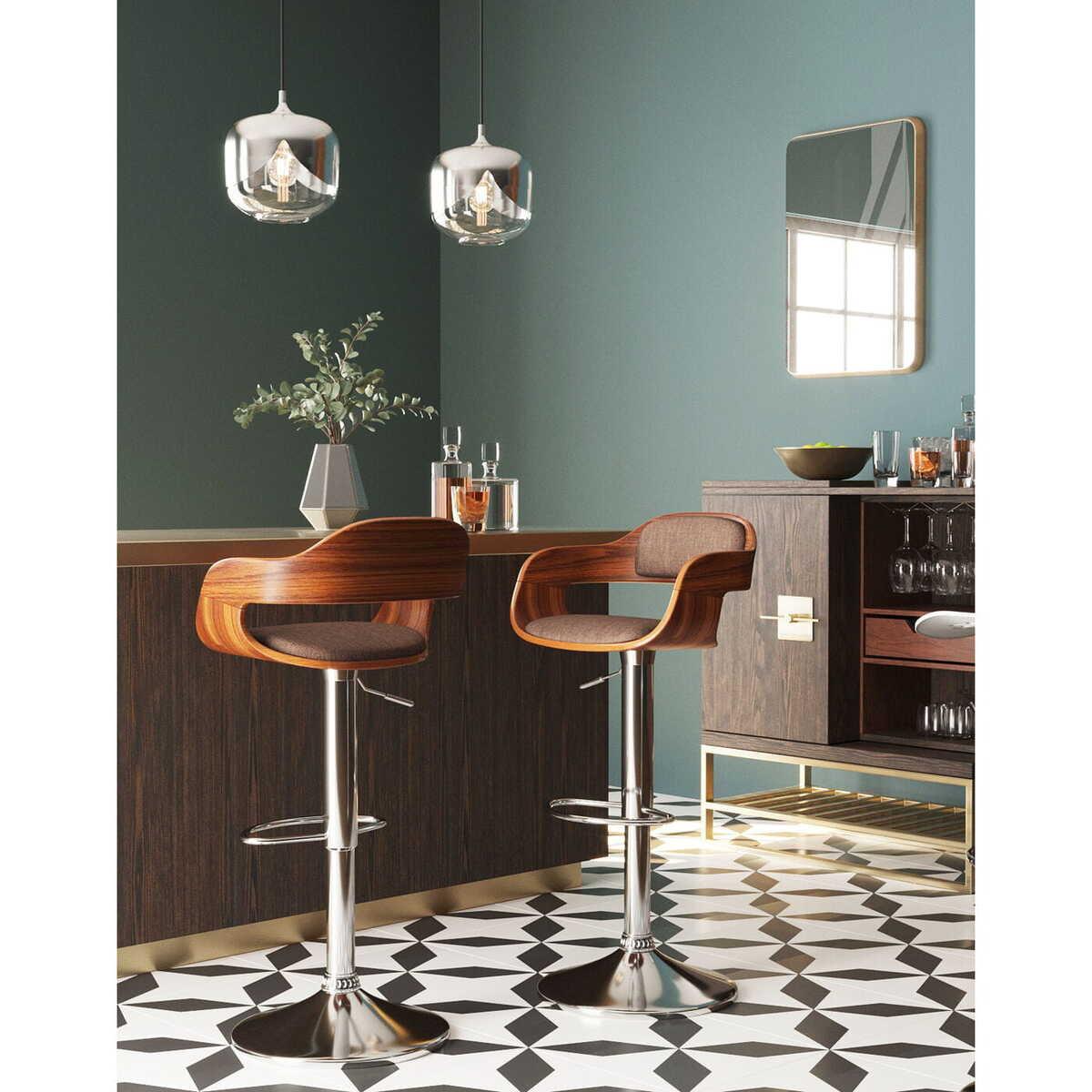 KARE Design Tabouret de bar Monaco chocolat  