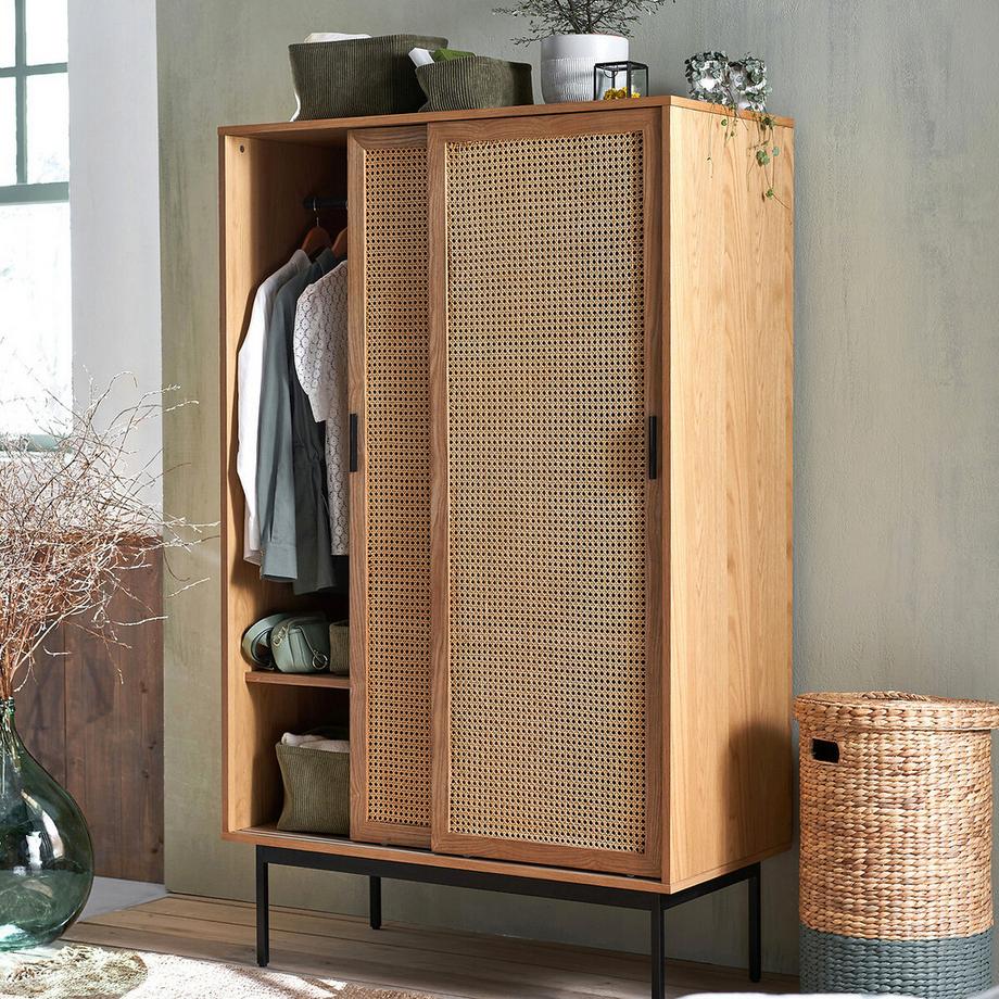 La Redoute Intérieurs Kleiderschrank Waska mit 2 Schiebetüren  