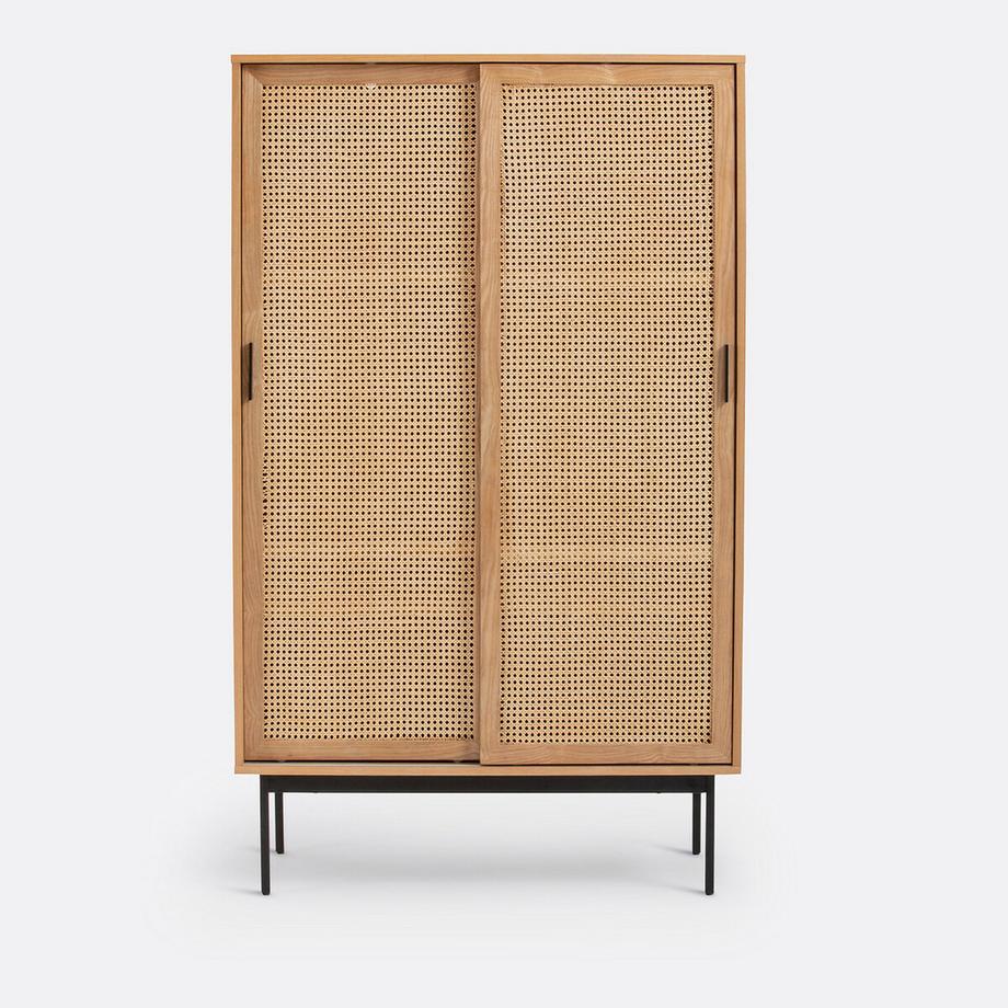 La Redoute Intérieurs Kleiderschrank Waska mit 2 Schiebetüren  