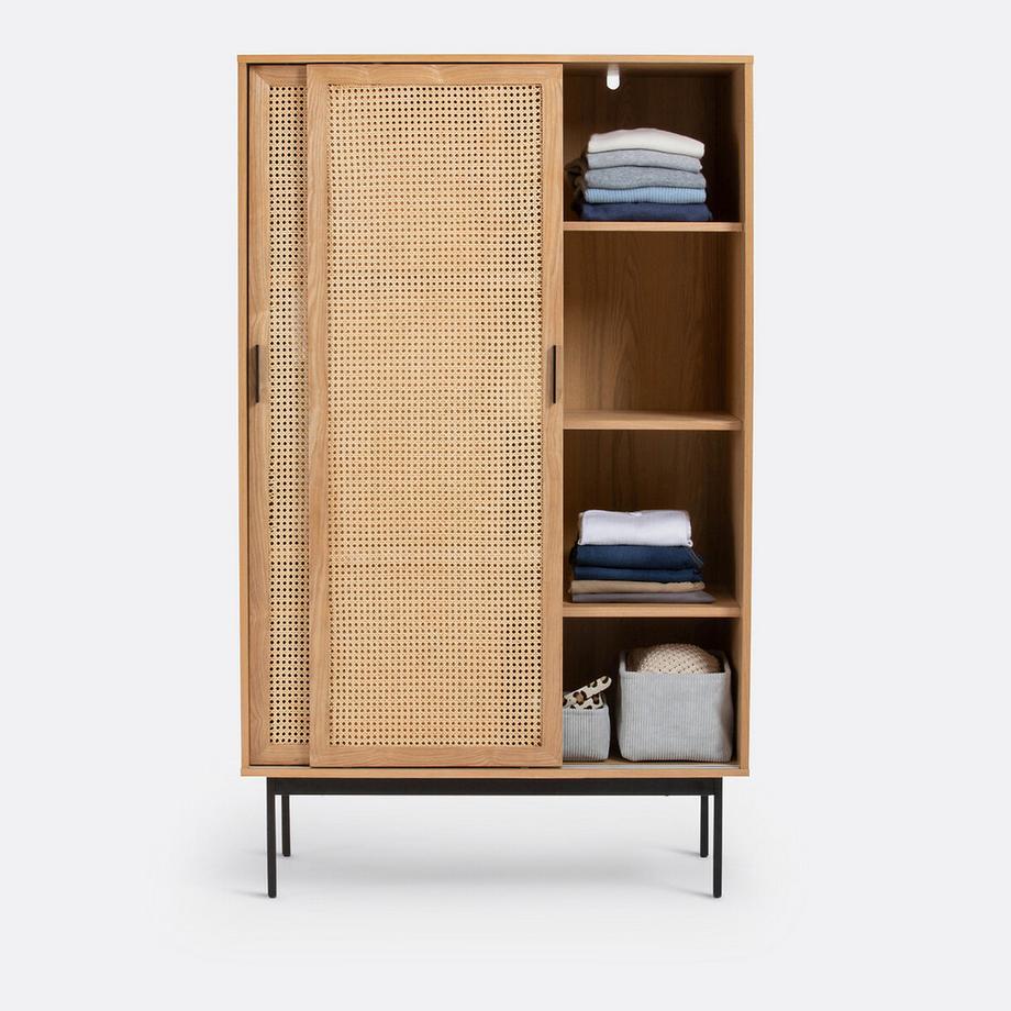 La Redoute Intérieurs Kleiderschrank Waska mit 2 Schiebetüren  